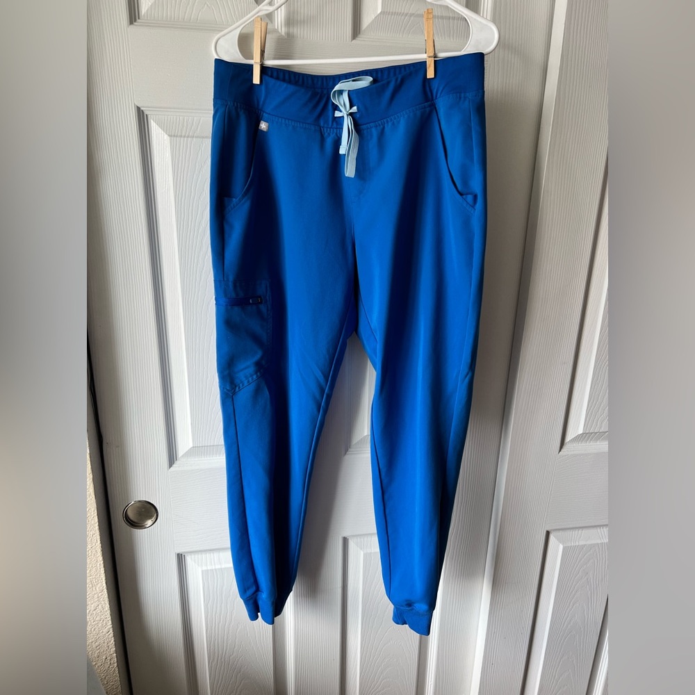 Figs Scrubs Royal Blue Zamora Jogger Scrub Pant Women’s M